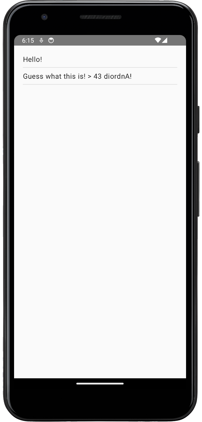 Updated UI of Android multiplatform app