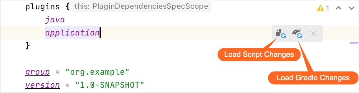 *.gradle.kts – 加载脚本更改和加载 Gradle 更改
