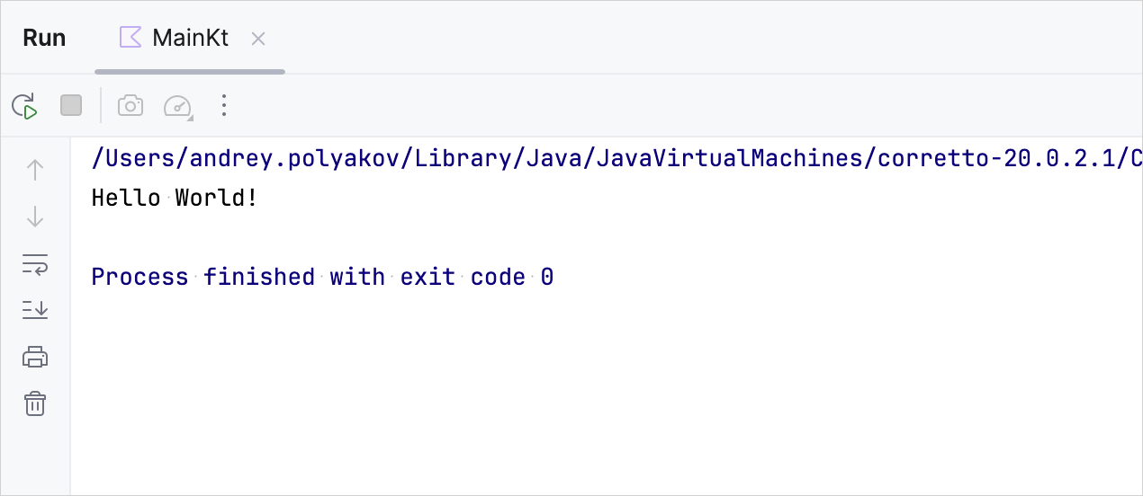 Kotlin 运行输出