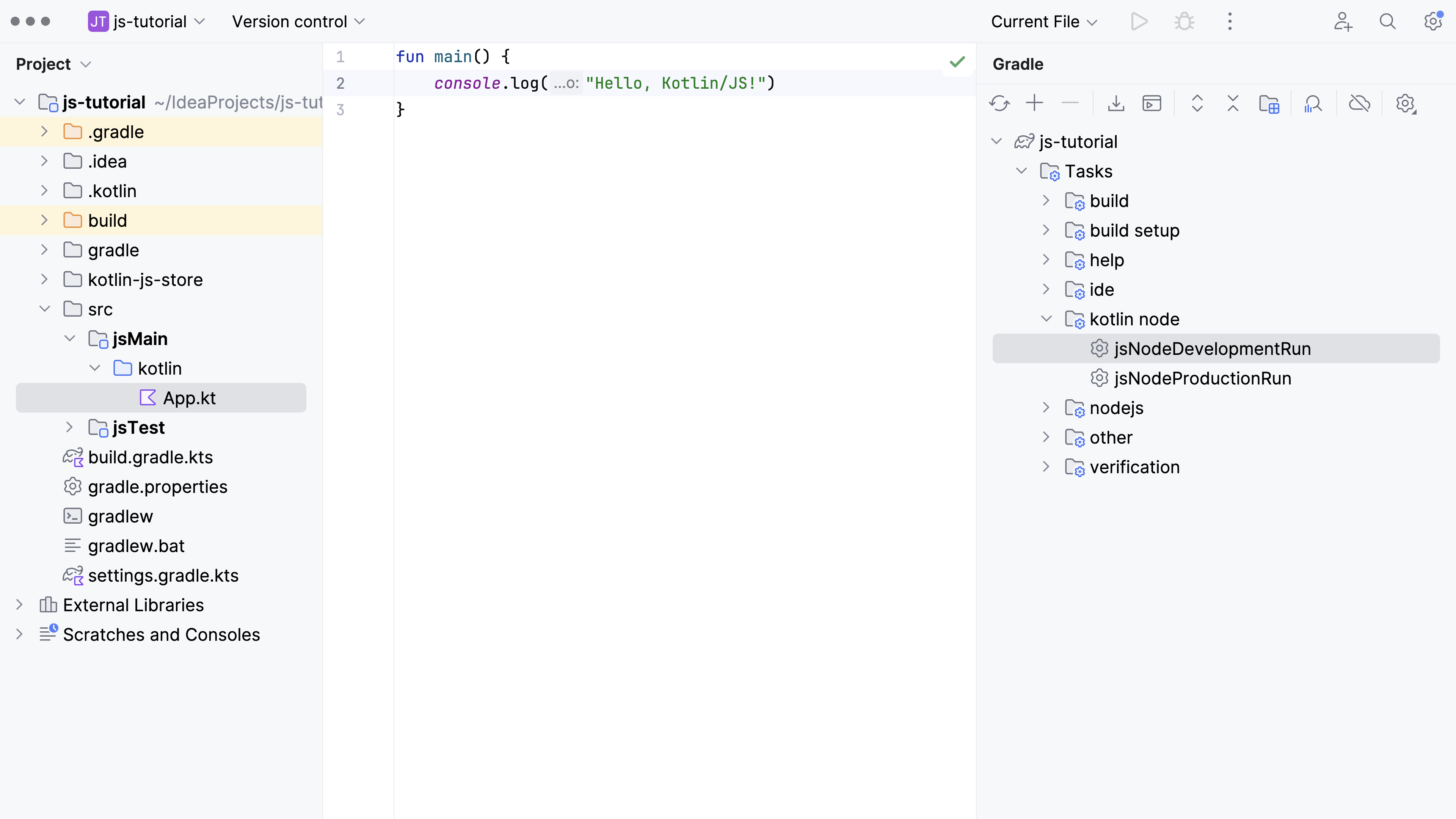 IntelliJ IDEA 中的 Gradle 运行任务