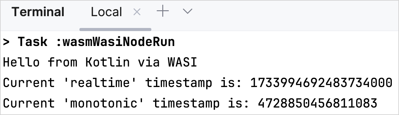 Kotlin/Wasm 和 WASI 应用程序