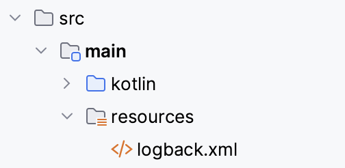 Ktor 项目 resources 文件夹结构