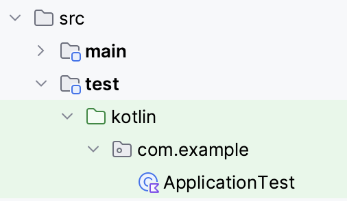 Ktor 项目 test 文件夹结构