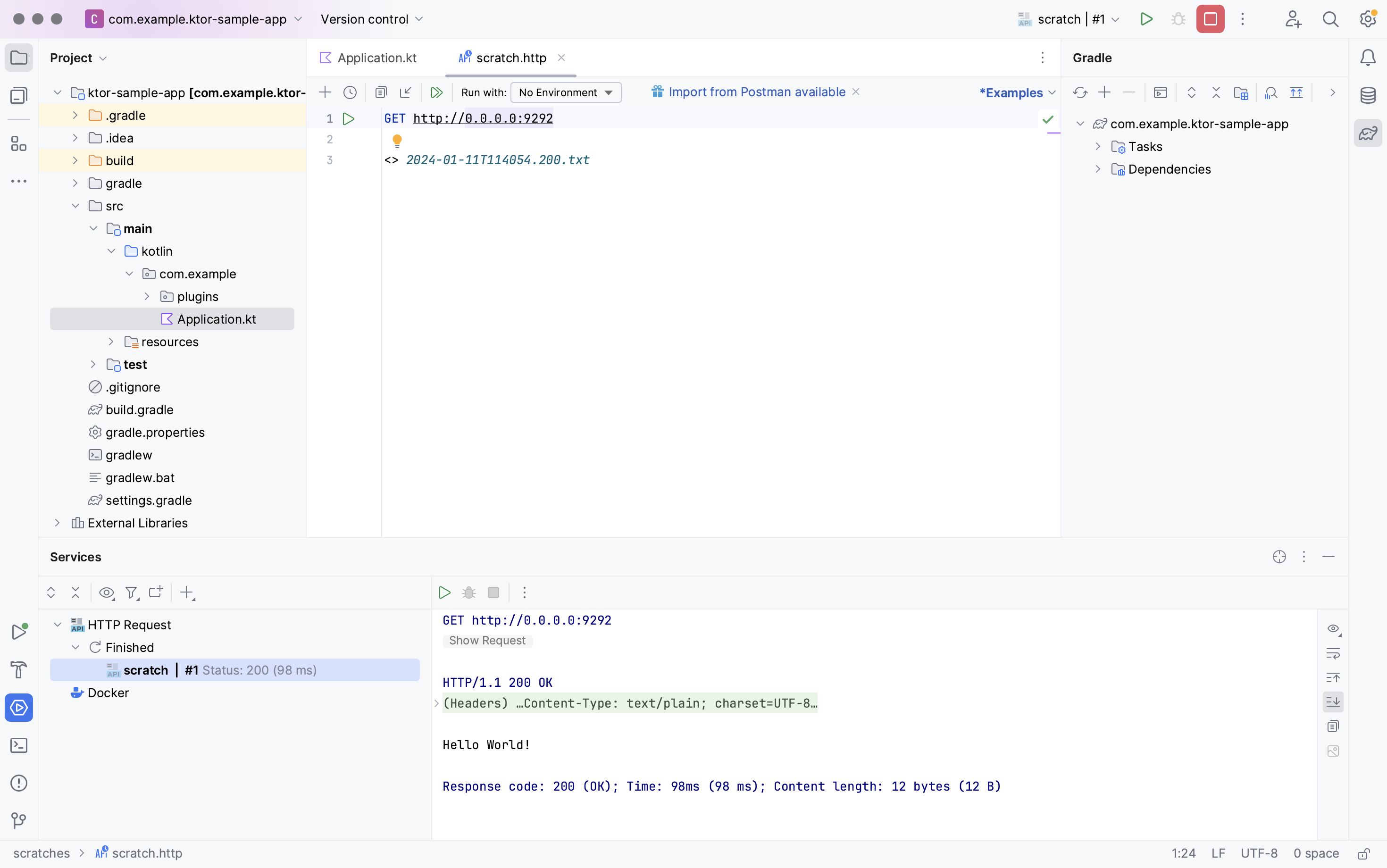 在 IntelliJ IDEA 中使用 HTTP 请求文件测试端口更改